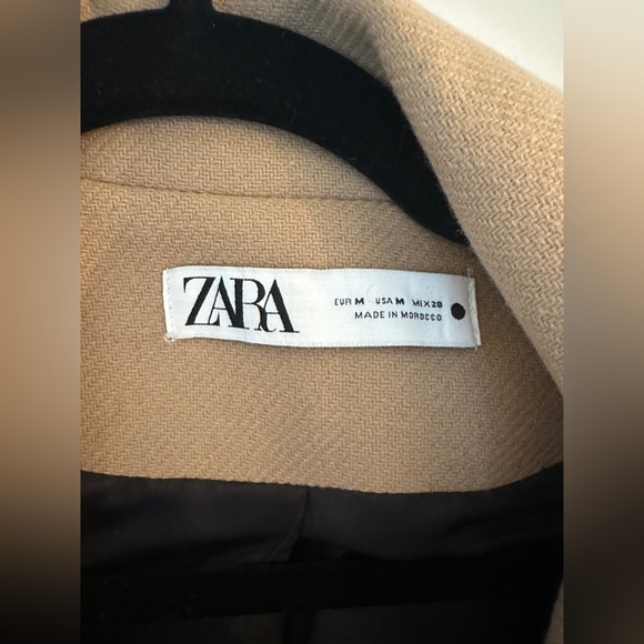 MENSWEAR STYLE WOOL COAT
LIGHT TAN SIZE MEDIUM - Picture 5 of 5